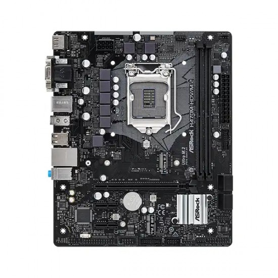 ASRock H470M HDV M 2 10th Gen Micro ATX Motherboard