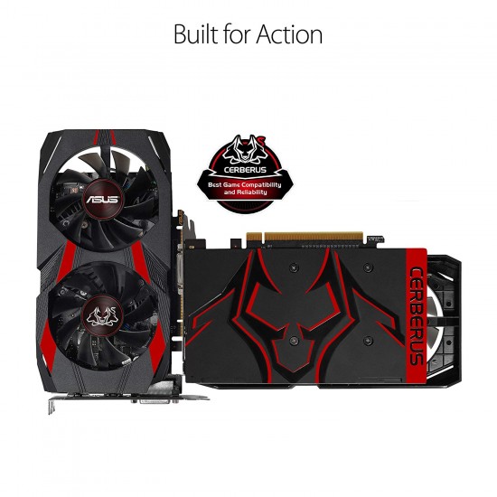 Asus Cerberus GeForce GTX 1050 Ti OC Edition 4GB GDDR5 Graphics Card