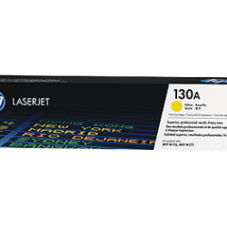 HP 130A Yellow Original LaserJet Toner Cartridge (For CLJ M177FW MFP)
