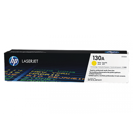 HP 130A Yellow Original LaserJet Toner Cartridge (For CLJ M177FW MFP)