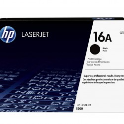 HP 16A Black Original LaserJet Toner Cartridge (For LJ5200)