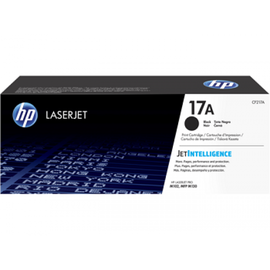 HP 17A Black Original LaserJet Toner Cartridge (For P102A, 130a)