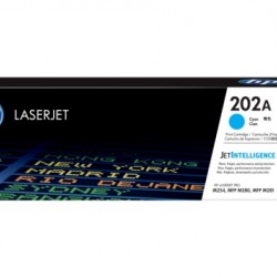 HP 202A Cyan Original LaserJet Toner Cartridge (For LJ M254, M280, 281)