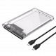 Orico 2139C3 (Type C 3.1) 2.5 SATA HDD/SSD Transparent Enclosure Usb 3.0