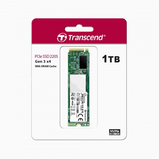 Transcend SSD220S 1TB  M.2 PCIe Gen3 x4 SSD