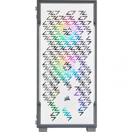 Corsair iCUE 220T RGB Airflow Mid-Tower Smart Casing (White)