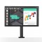 LG 27QN880 27 Inch 2K QHD IPS Ergo Black Monitor