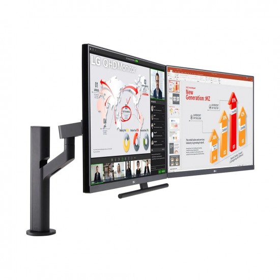 LG 27QP88D-B2 Ergo Dual 27 QHD USB Type-C Monitor