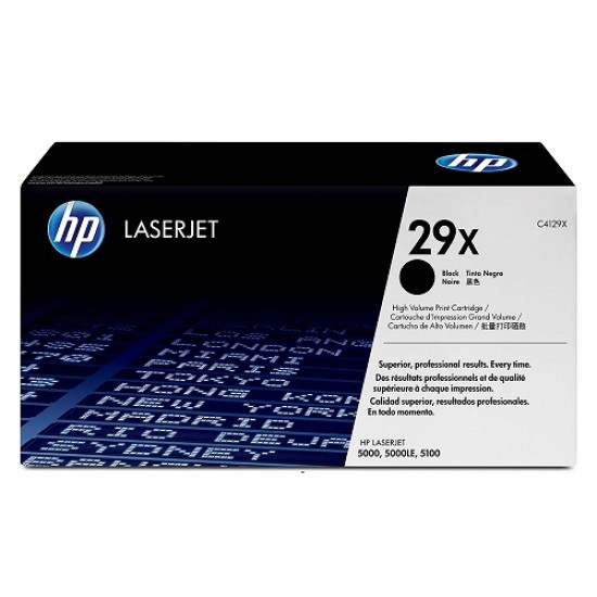 HP 29X Black LaserJet Toner Cartridge