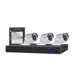 HIKVISION 3 unit 720P night vision security cc camera Package HIKVISION 3 unit 720P night vision security cc camera Package
