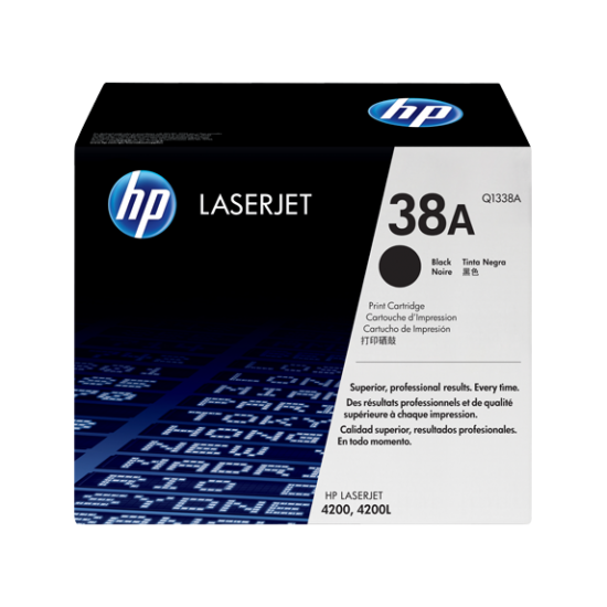 HP 38A Black Original LaserJet Toner