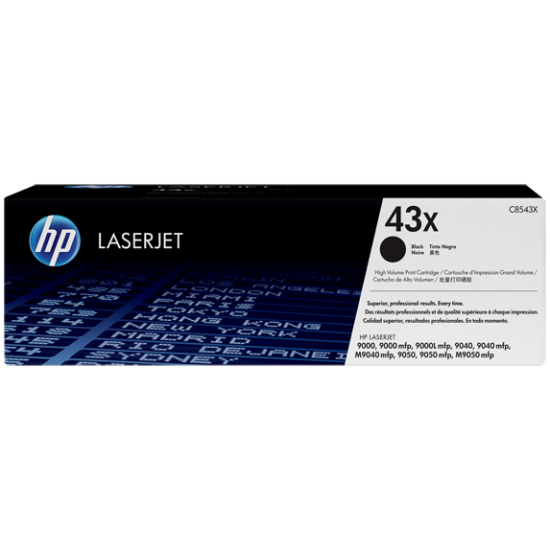 HP 43X High Yield Black Original LaserJet Toner