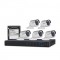 HIKVISION 5 unit 720P night vision security cc camera Package