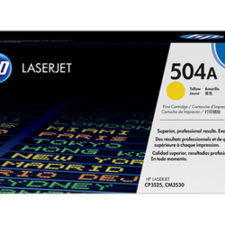 HP 504A Yellow Original LaserJet Toner Cartridge