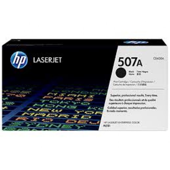 HP 507A Black Original LaserJet Toner Cartridge (For CLJ M551N/D/DN) 551