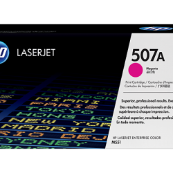 HP 507A Magenta Original LaserJet Toner Cartridge (For CLJ M551N, D, DN)