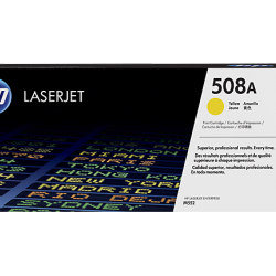 HP 508A Yellow Original LaserJet Toner (For CLJ M553N, DN)