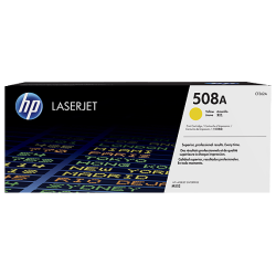 HP 508A Yellow Original LaserJet Toner (For CLJ M553N, DN)