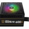 Gamdias Kratos M1-600B 600 Watt 80+ Bronze Addressable RGB Power Supply