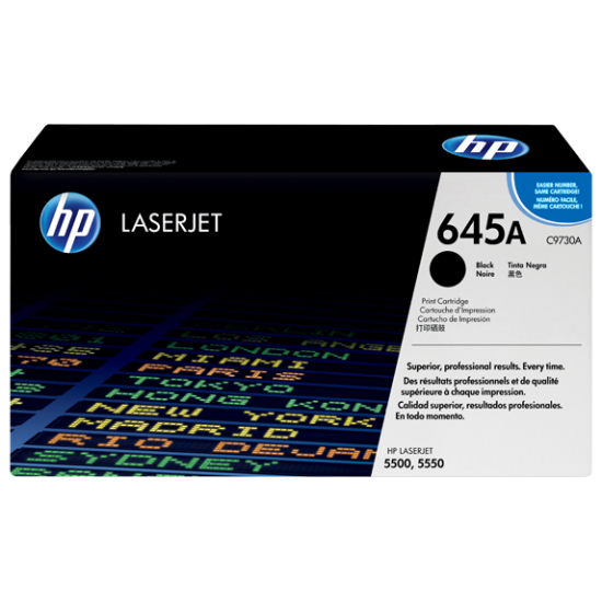 HP 645A Black Original LaserJet Toner Cartridge