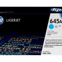 HP 645A Cyan Original LaserJet Toner Cartridge