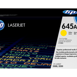 HP 645A Yellow Original LaserJet Toner Cartridge