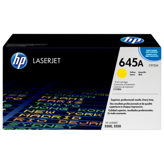 HP 645A Yellow Original LaserJet Toner Cartridge