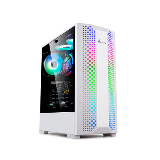 Golden Field 7689B ATX Gaming Casing White