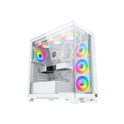  XIGMATEK ENDORPHIN ULTRA ARCTIC MID-TOWER ARGB GAMING CASE