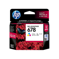 HP 678 Tri-color Original Ink Advantage Cartridge HP 678 Tri-color Original Ink Advantage Cartridge