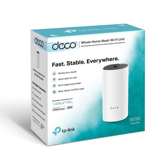 TP-Link Deco E4 AC1200mbps Whole Home Wi-Fi Router-1 Device