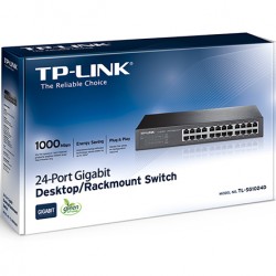 Tp-link TL-SG1024D 24-Port Gigabit Desktop/Rackmount Switch Tp-link TL-SG1024D 24-Port Gigabit Desktop/Rackmount Switch