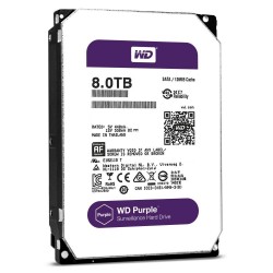 Western Digital 8TB 3.5" PURPLE HDD Western Digital 8TB 3.5" PURPLE HDD