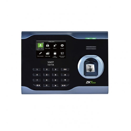 ZKTeco SilkFP-101TA Fingerprint Time Attendance Terminal with Adapter