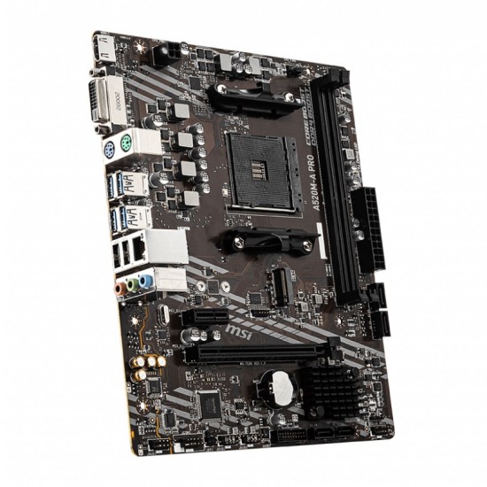 MSI A520M-A Pro AM4 AMD Micro-ATX Motherboard