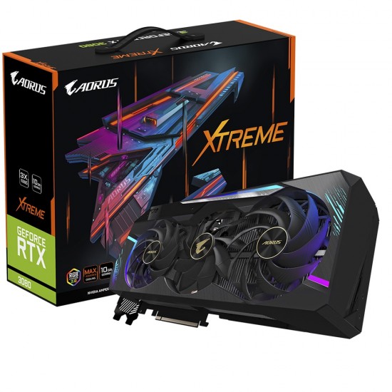 Gigabyte AORUS GeForce RTX 3080 XTREME 10GB GDDR6X Graphics Card