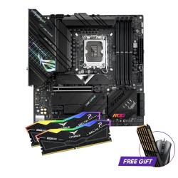 ASUS ROG STRIX Z690-G GAMING WIFI Motherboard and TEAM DELTA 32GB (16GBx2) 6400MHz DDR5 RGB Gaming RAM Bundle