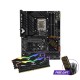 ASUS TUF Gaming Z690-Plus WIFI Motherboard and TEAM DELTA 32GB (16GBx2) 6400MHz DDR5 RGB Gaming RAM Bundle