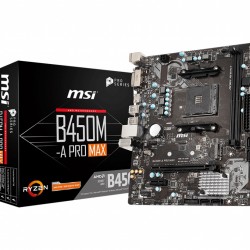 MSI B450M-A PRO MAX AMD AM4 Motherboard MSI B450M-A PRO MAX AMD AM4 Motherboard