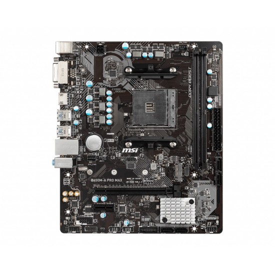 MSI B450M-A PRO MAX AMD AM4 Motherboard