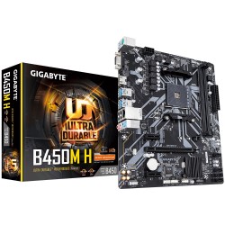 GIGABYTE B450M H AMD AM4 Micro-ATX Motherboard (China Version)