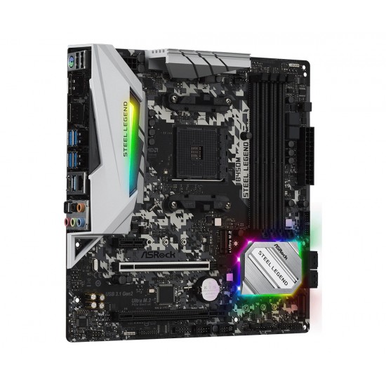 Asrock B450M Steel Legend AMD Micro-ATX Motherboard