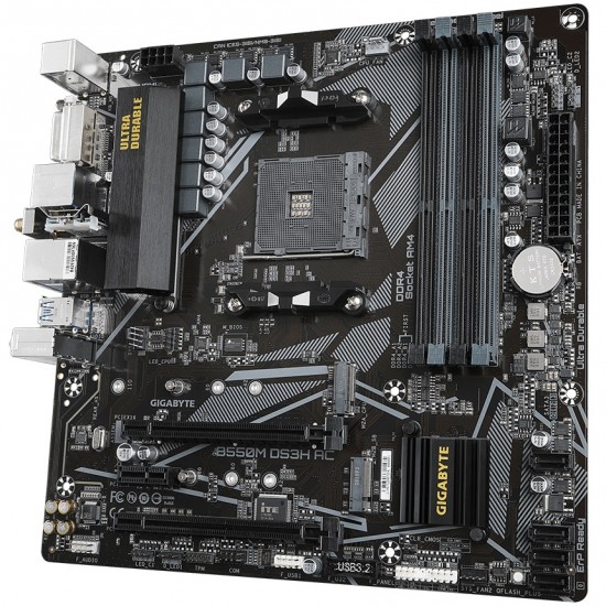 Gigabyte B550M DS3H AC Micro ATX AMD Motherboard