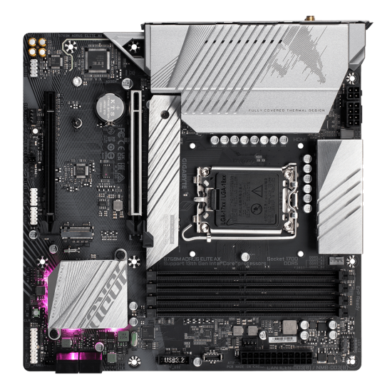 GIGABYTE B760M AORUS ELITE AX DDR5 13th and 12th Gen Intel mATX Motherboard