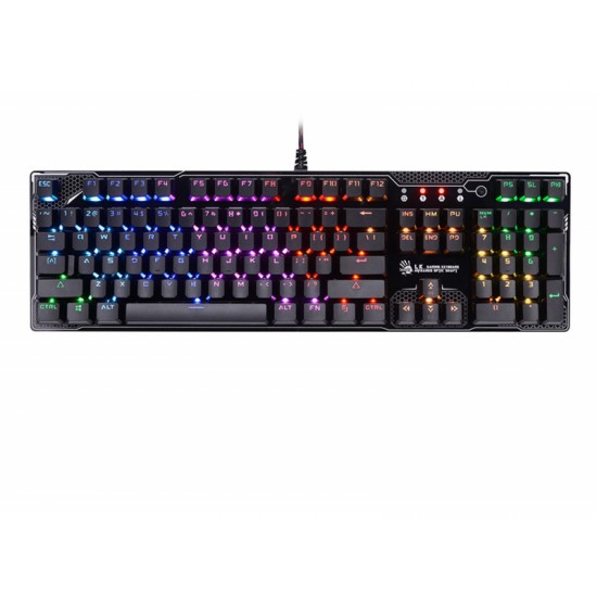 A4TECH Bloody B810R RGB Light Strike RGB Animation Gaming Keyboard (Blue Switch)