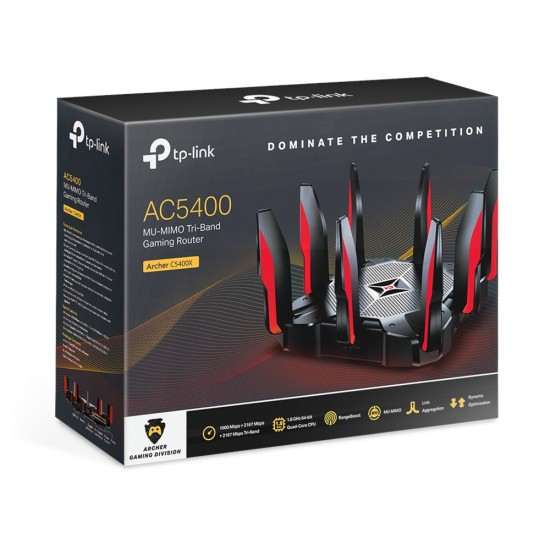 TP-Link Archer C5400X AC5400 MU-MIMO Tri-Band Gaming Router