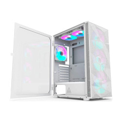 Montech X3 MESH RGB Lighting Mid-Tower ATX Gaming Case White Montech X3 MESH RGB Lighting Mid-Tower ATX Gaming Case White