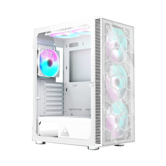 Montech X3 MESH RGB Lighting Mid-Tower ATX Gaming Case White Montech X3 MESH RGB Lighting Mid-Tower ATX Gaming Case White