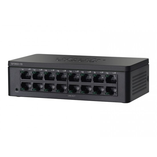 Cisco SF95D-16 16-Port 10/100 Desktop Switch