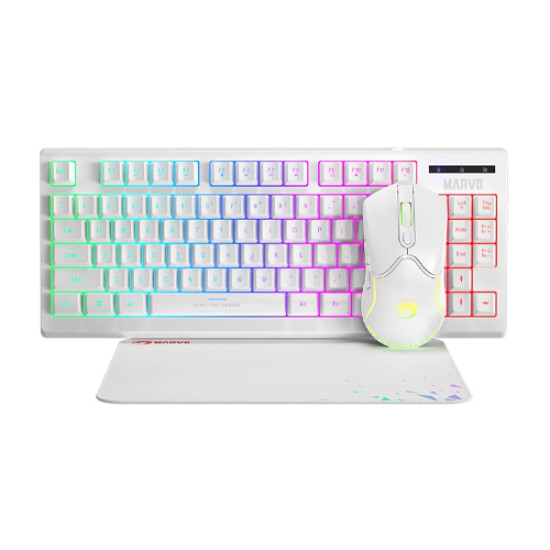 MARVO SCORPION CM310 WHITE 3-IN-1 GAMING COMBO